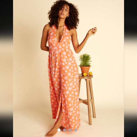 Wrangler x Billabong Hung Up Maxi Dress, VGUC, Size S - Picture 1 of 8